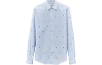 HERMES Shirts Men Light Blue