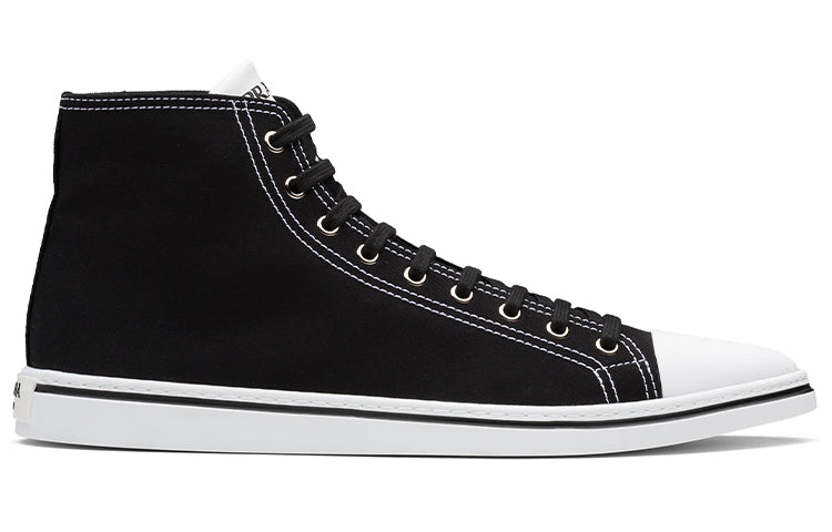 PRADA Skateboard Shoes Men's Black