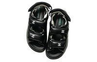 CHANEL Stylish Sandals Women's Black