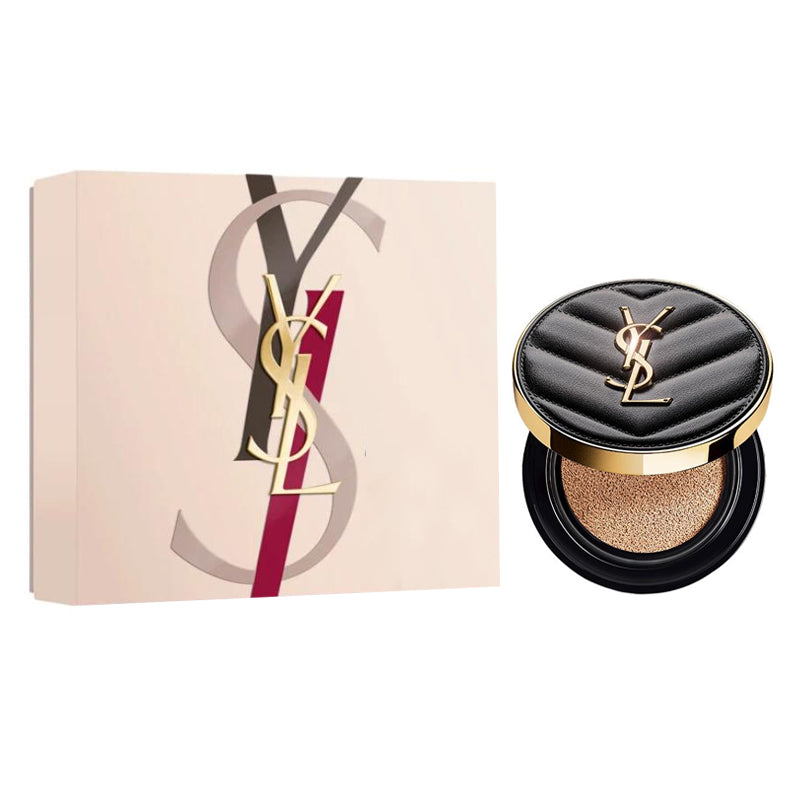 SAINT LAURENT Black Leather Box Limited Edition Air Cushions Complexion