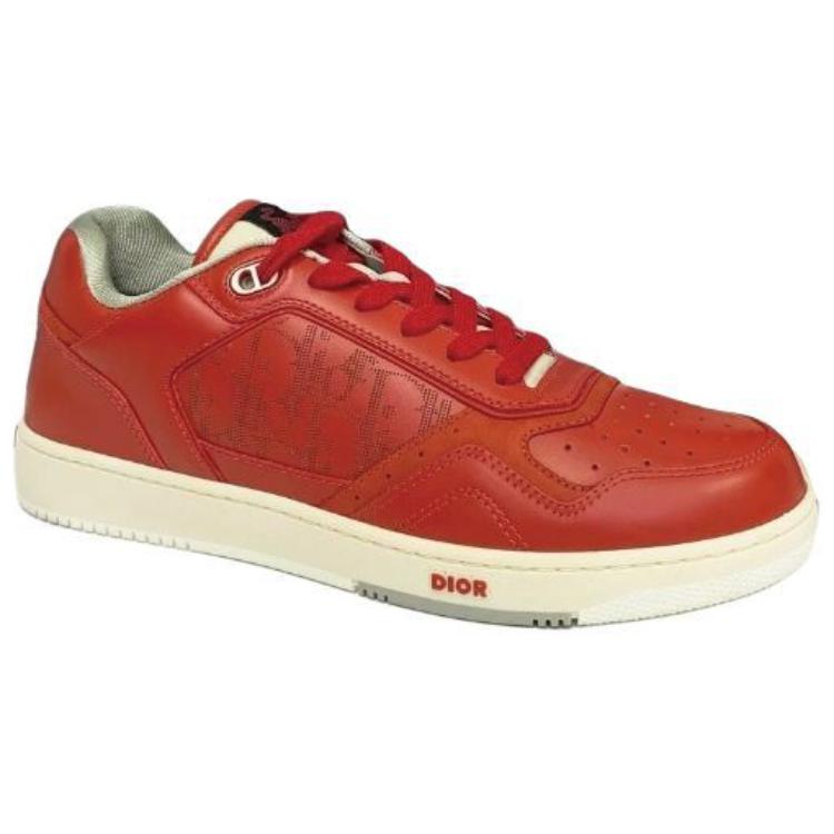 DIOR B27 Low Top Skateboard Shoes Men's Red