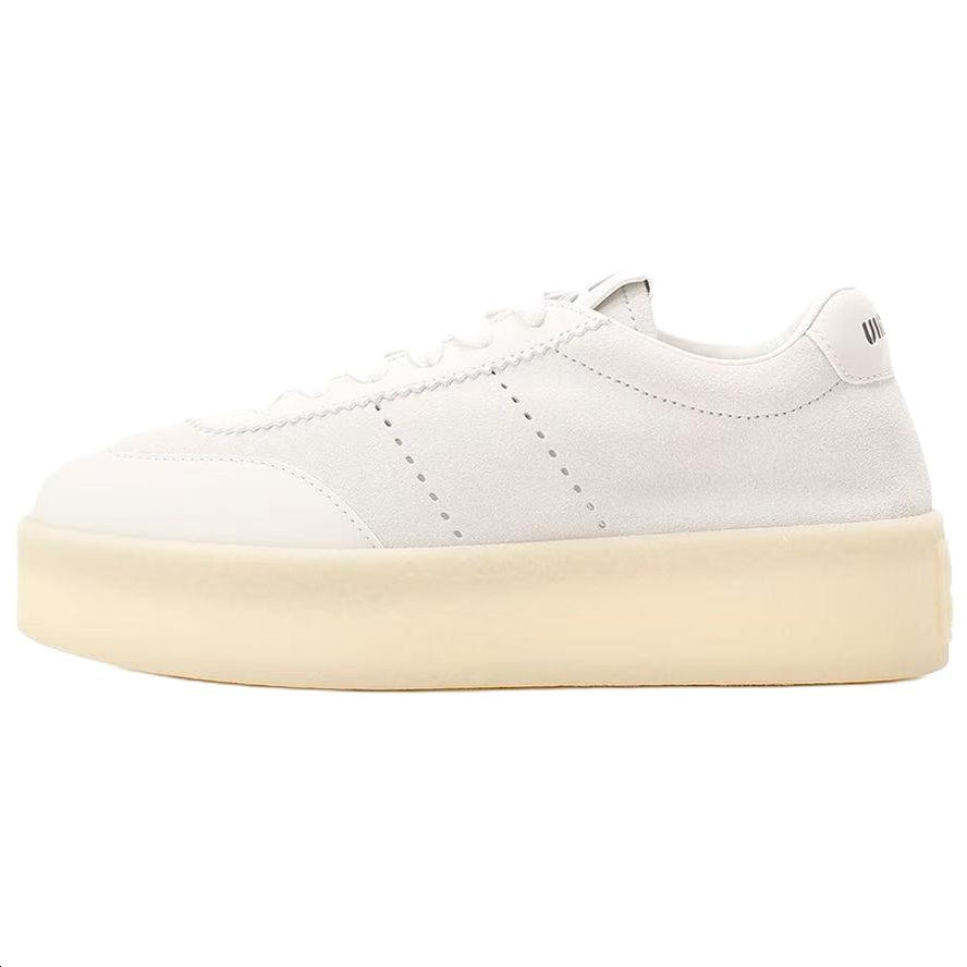 MIU MIU Low Top Skateboard Shoes Women's White