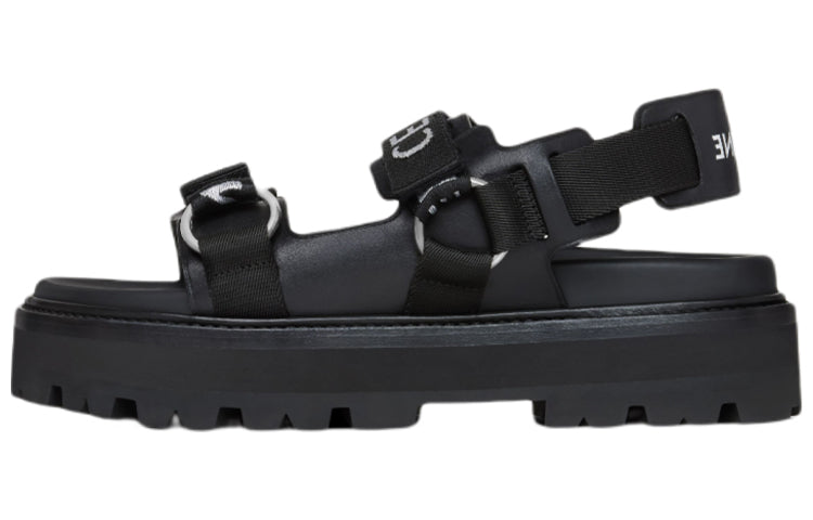 CELINE Strap Sandals Women's Black
