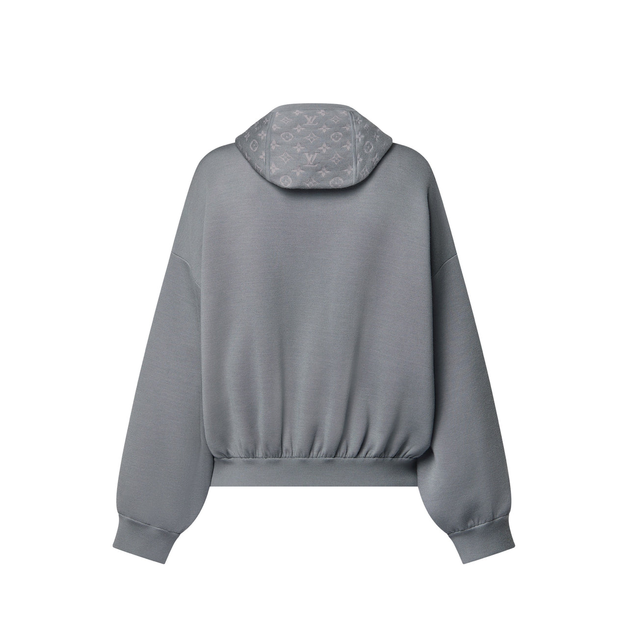 LOUIS VUITTON Monogram Accent Knit Hoodie