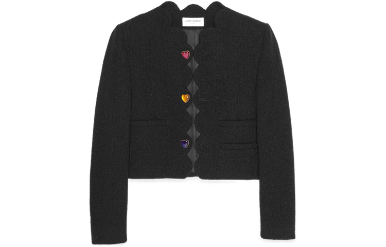 SAINT LAURENT SS22 Jackets Coats Women's Black