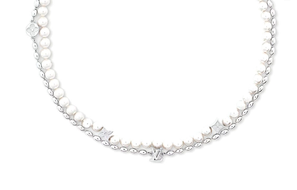LOUIS VUITTON Pearls Fusion Necklace