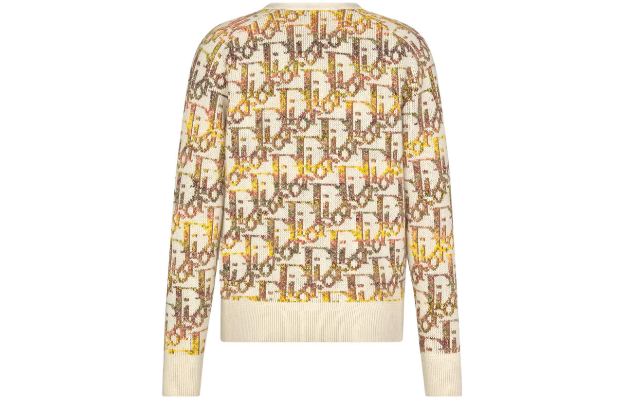 DIOR Dior Quarterly New Products Sweater Men's Yellow