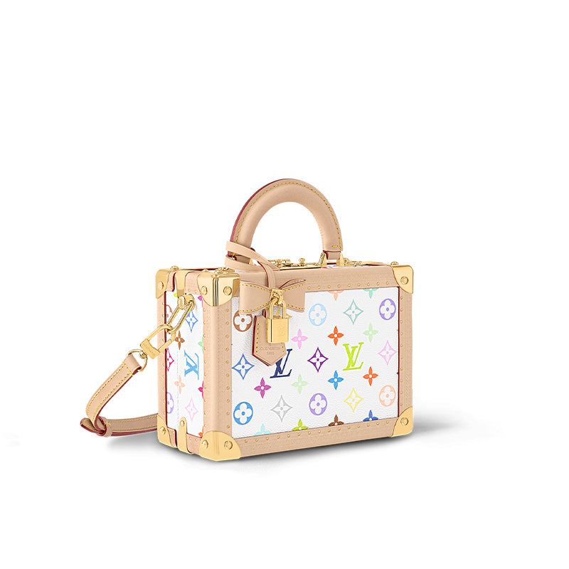 LOUIS VUITTON X Takashi Murakami Petite Valise White Multicolored