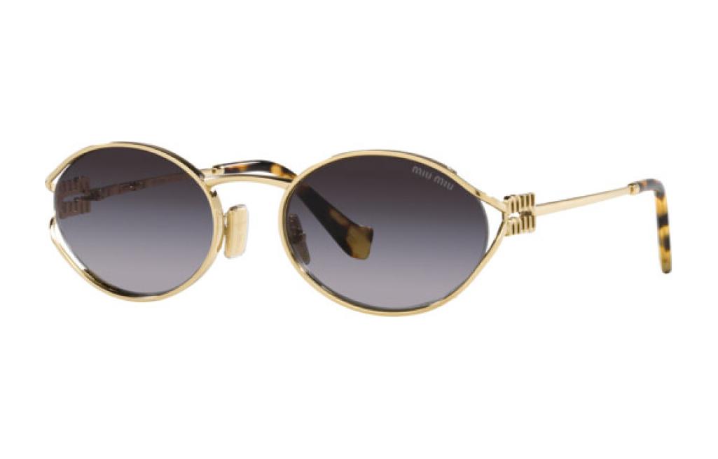 MIU MIU Oval Frame Sunglasses