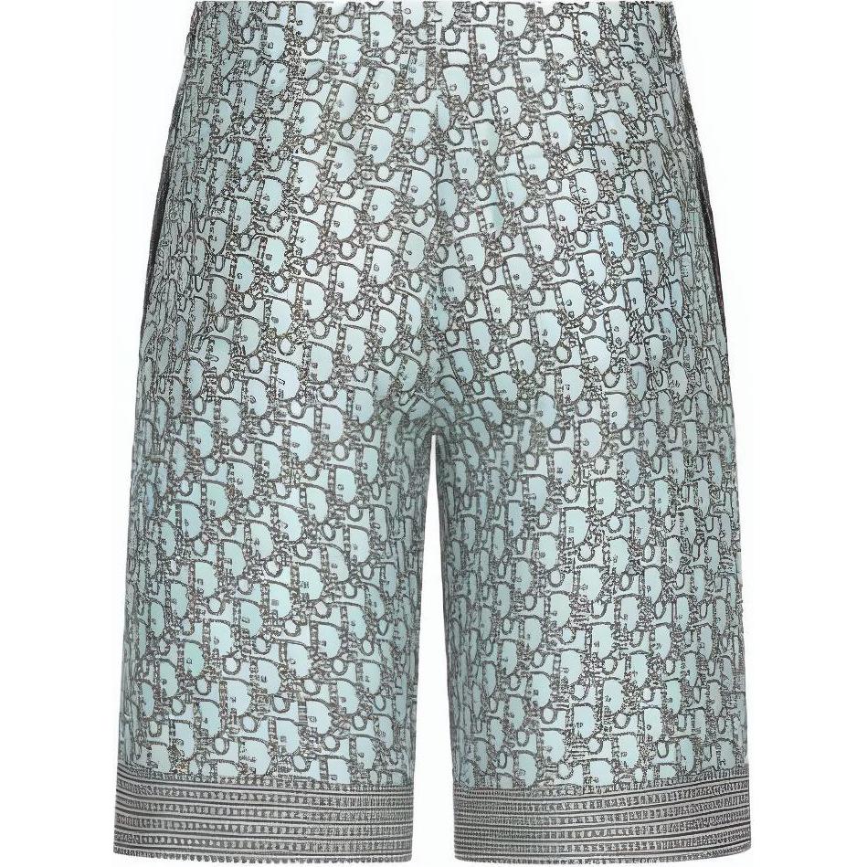 DIOR Casual Shorts Men Cyan