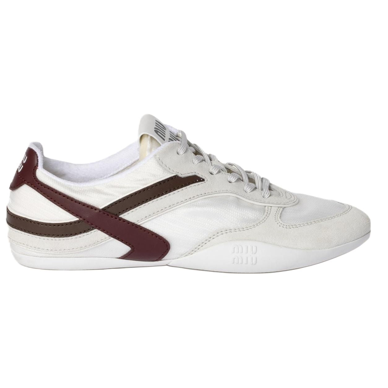 MIU MIU Gymnasium Low Top Casual Shoes Women's Ecru