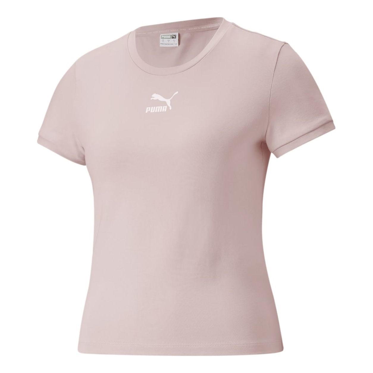 (WMNS) PUMA Classics Printing Round-neck Pink 532562-36