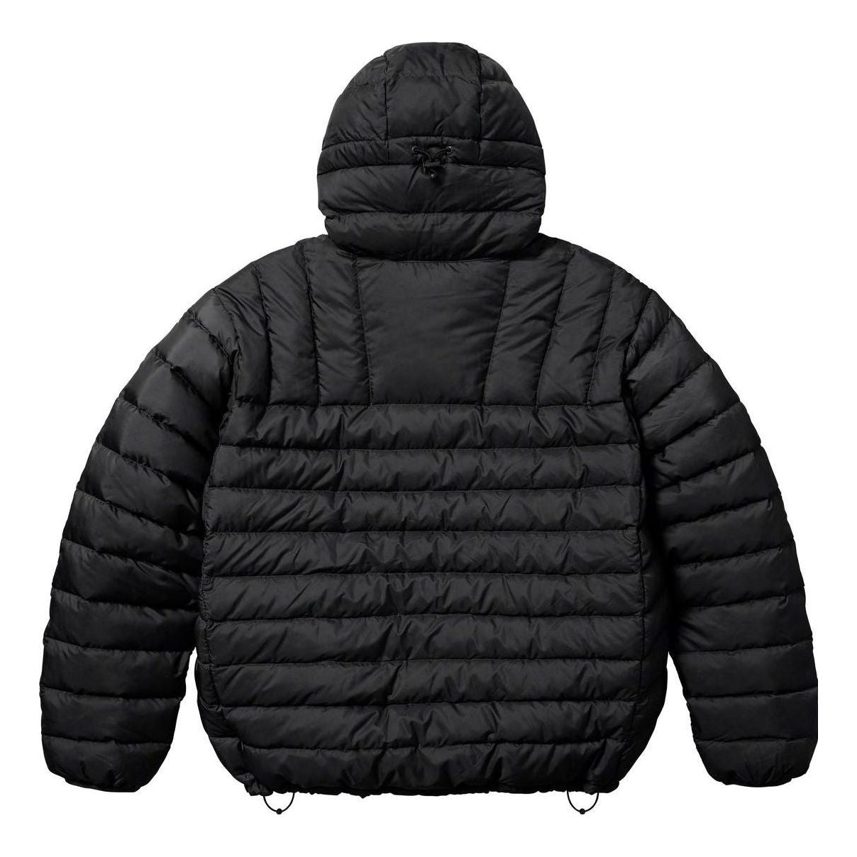 Supreme Micro Down Half Zip Hooded Pullover 'Black White' SUP-FW23-132