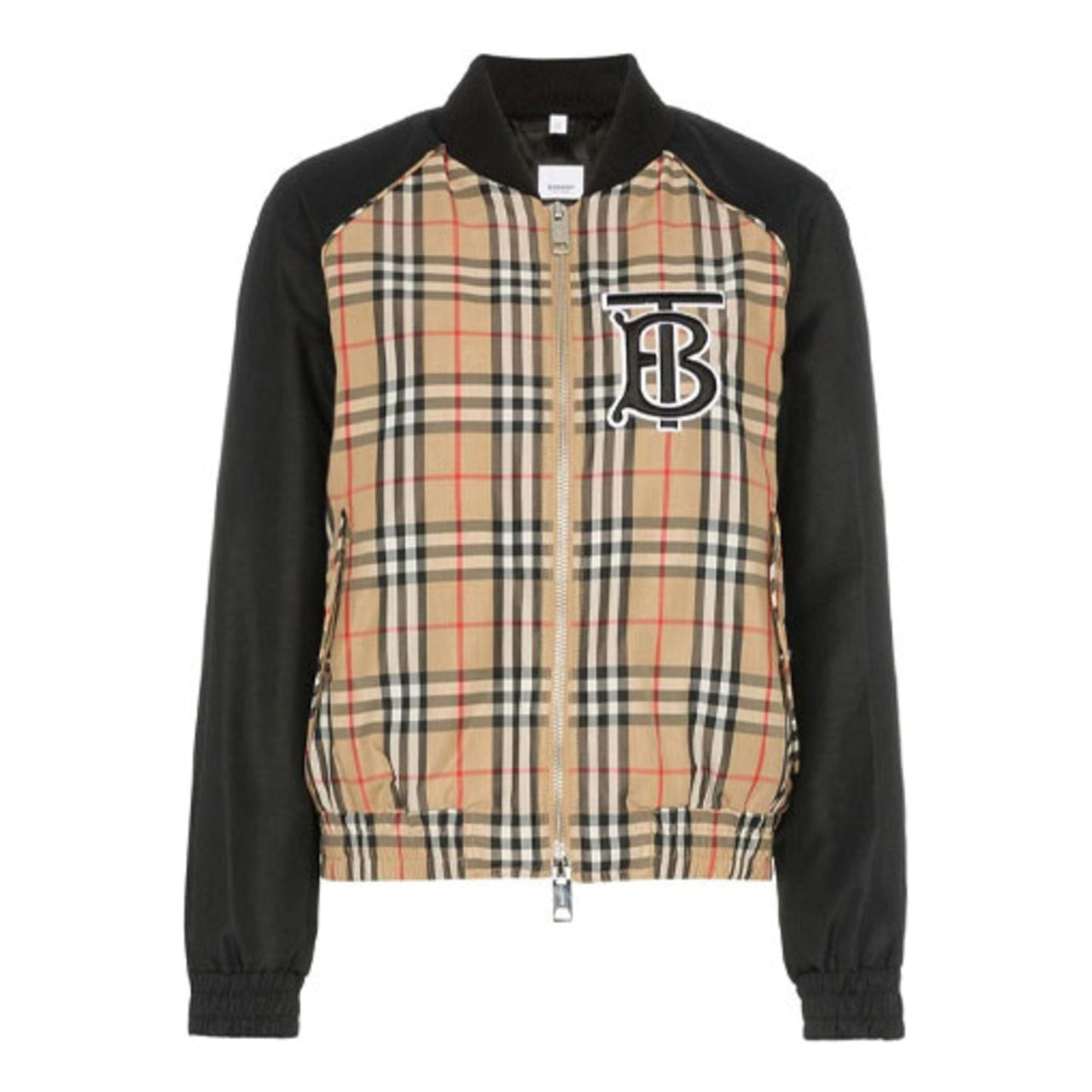(WMNS) Burberry HARLINGTON CHECK Jacket - Black 8011533