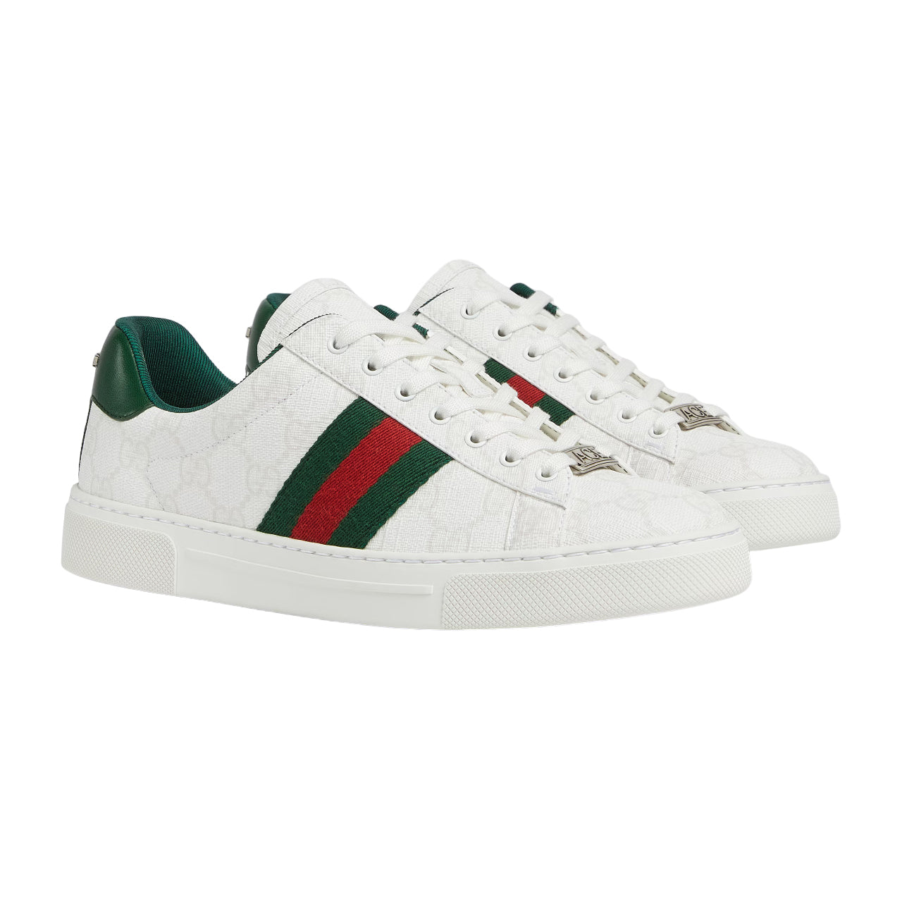 (WMNS) Gucci Ace Canvas 'White Monogram' 801570-FADQL-9156