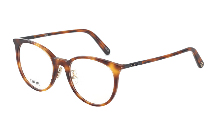 DIOR Plate Frame Irregular Shape Optical Glasses Unisex
