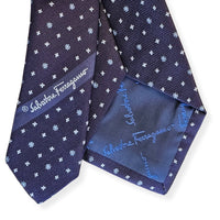 Ferragamo 3-Romagna Tie Navy