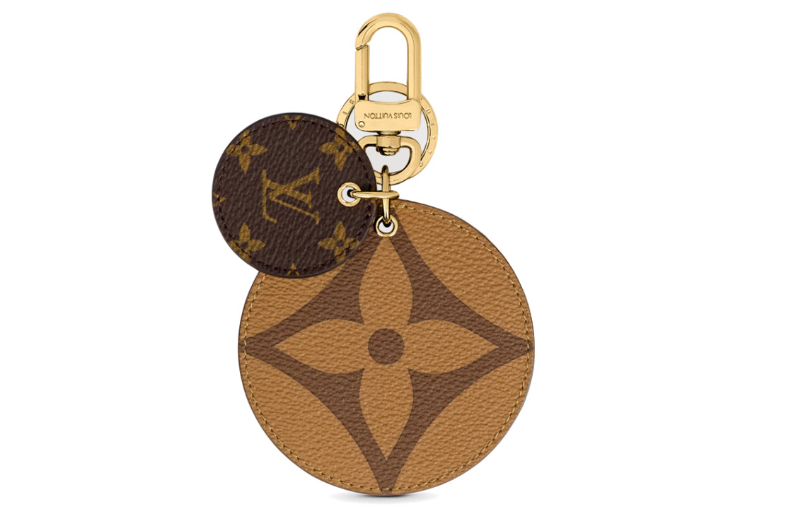 LOUIS VUITTON Monogram Reverse Key Holder And Bag Charm