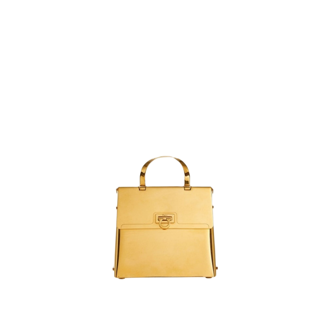 Ferragamo Trifolio Small Handbag Gold