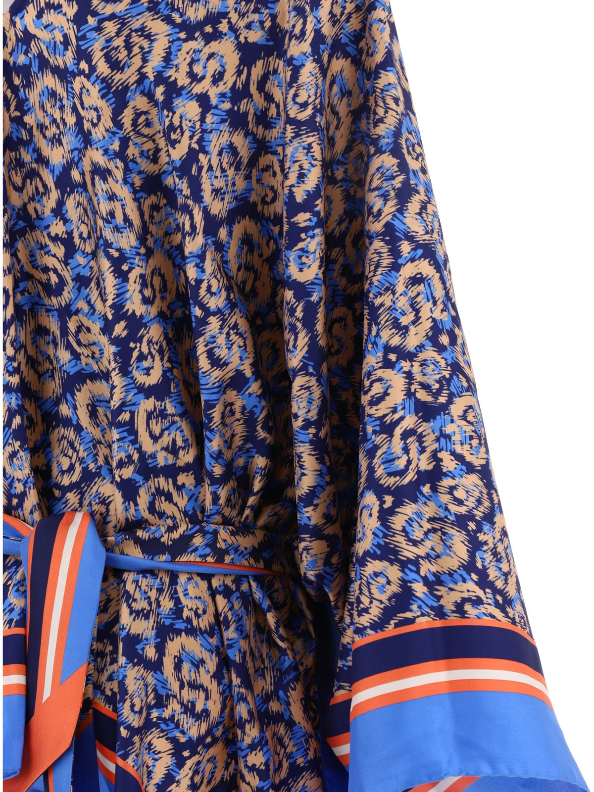Ferragamo Sanim Poncho Blue