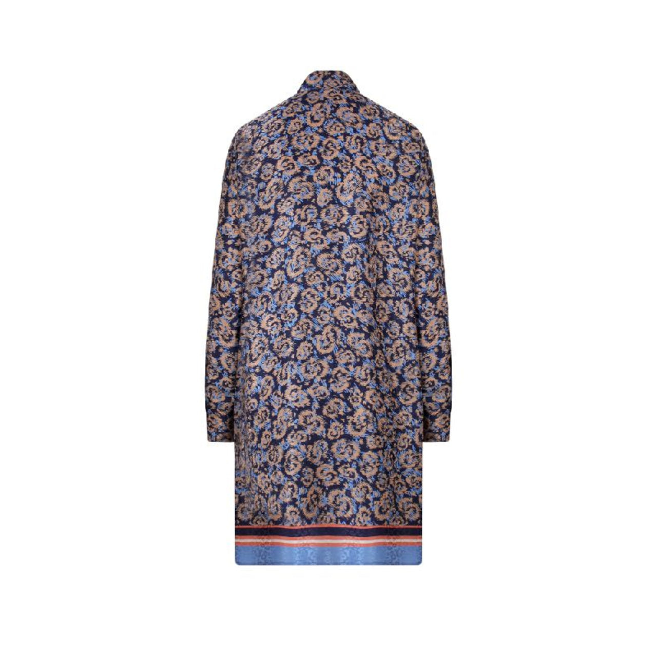 Ferragamo Floral-print Oversized Silk Shirt