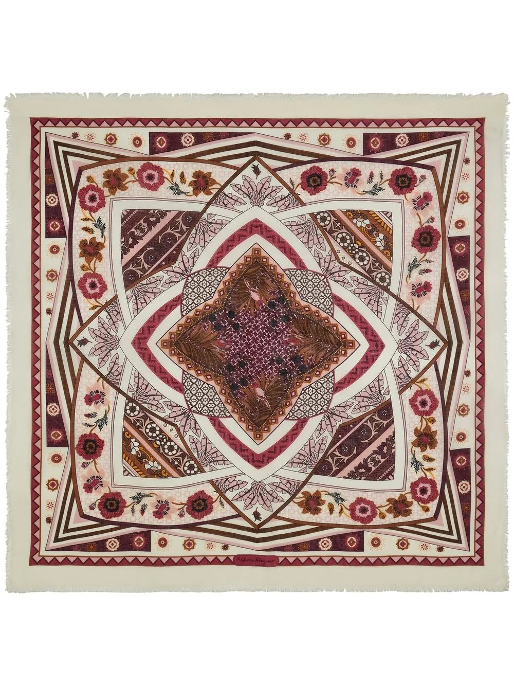 Ferragamo Sl Nirvana Scarf Beige