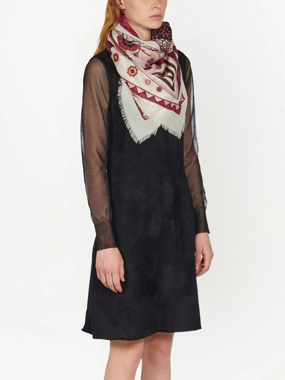 Ferragamo Sl Nirvana Scarf Beige