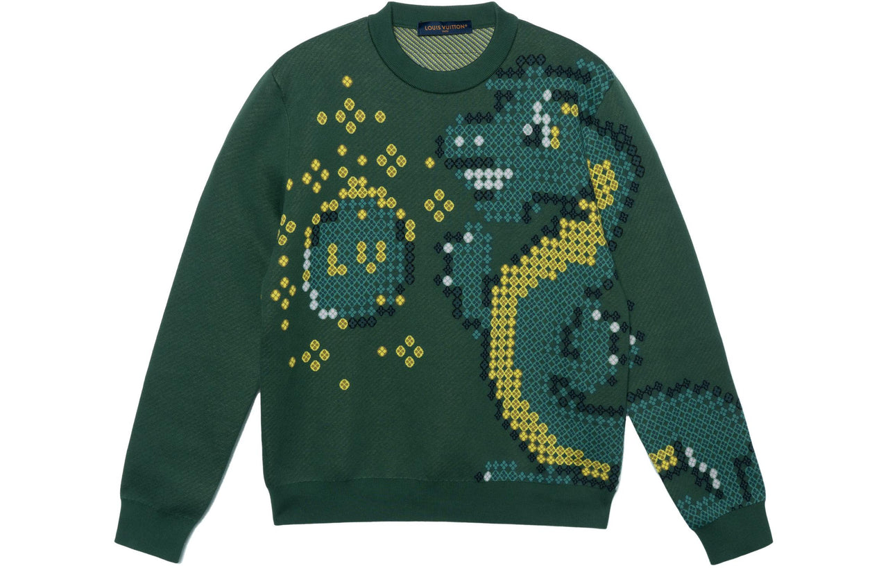 LOUIS VUITTON SS24 Sweatshirt Men's Green
