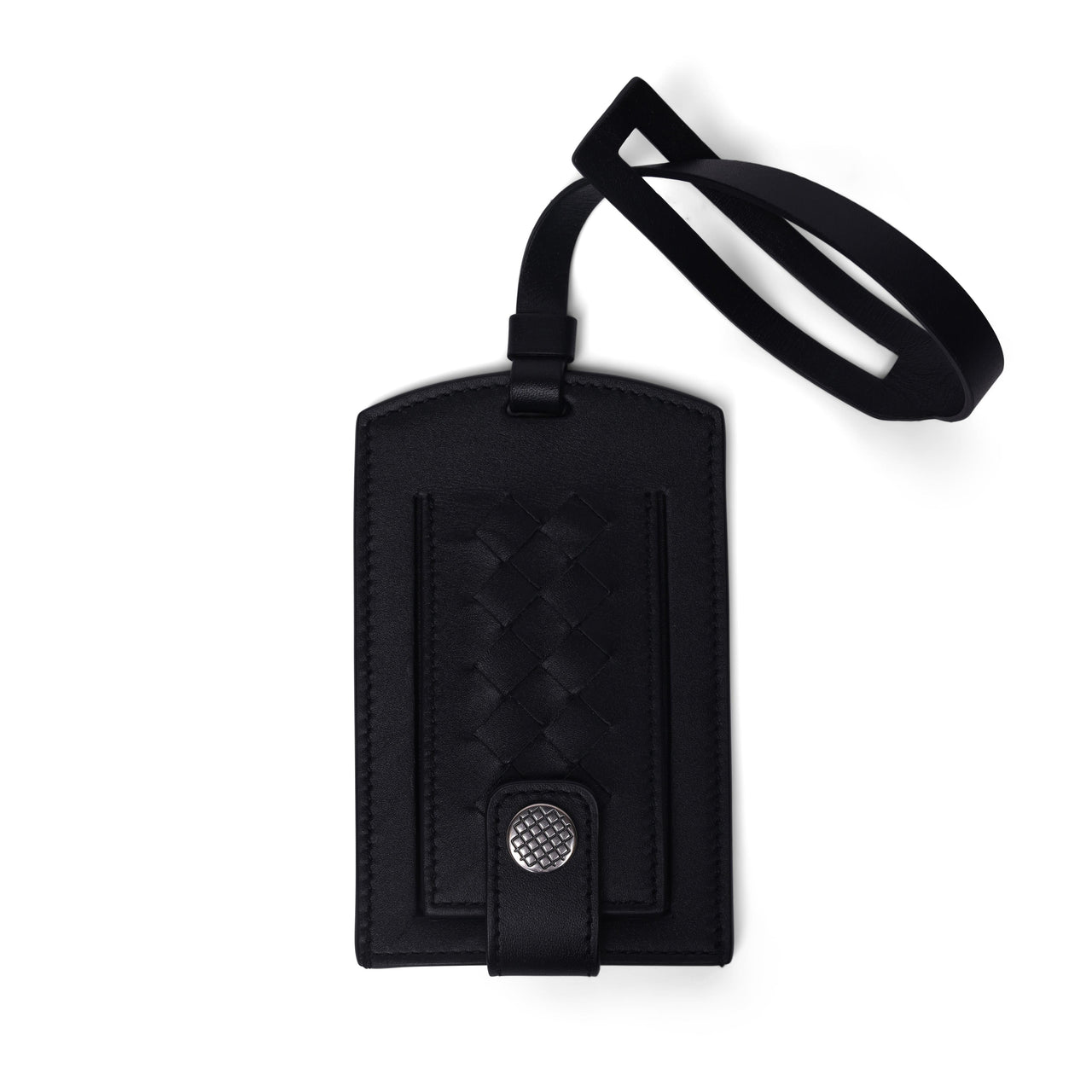 Bottega Veneta Intrecciato Tag Holder