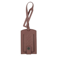 Bottega Veneta Intrecciato Tag Holder in Red