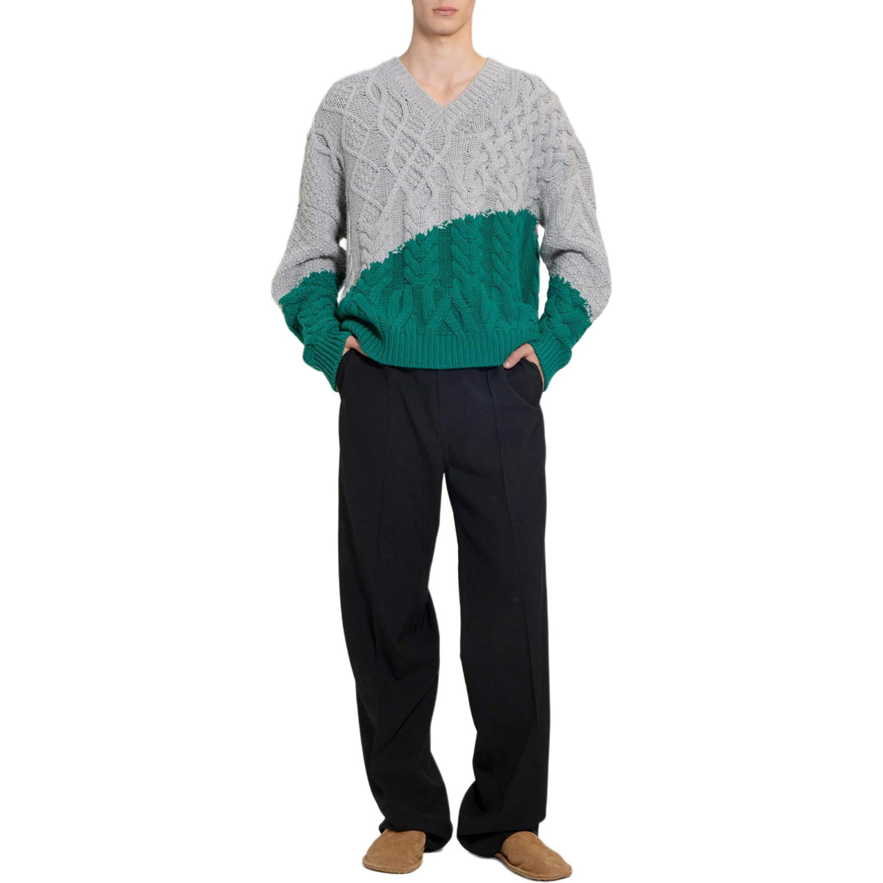 LOEWE Sweaters Men Gray