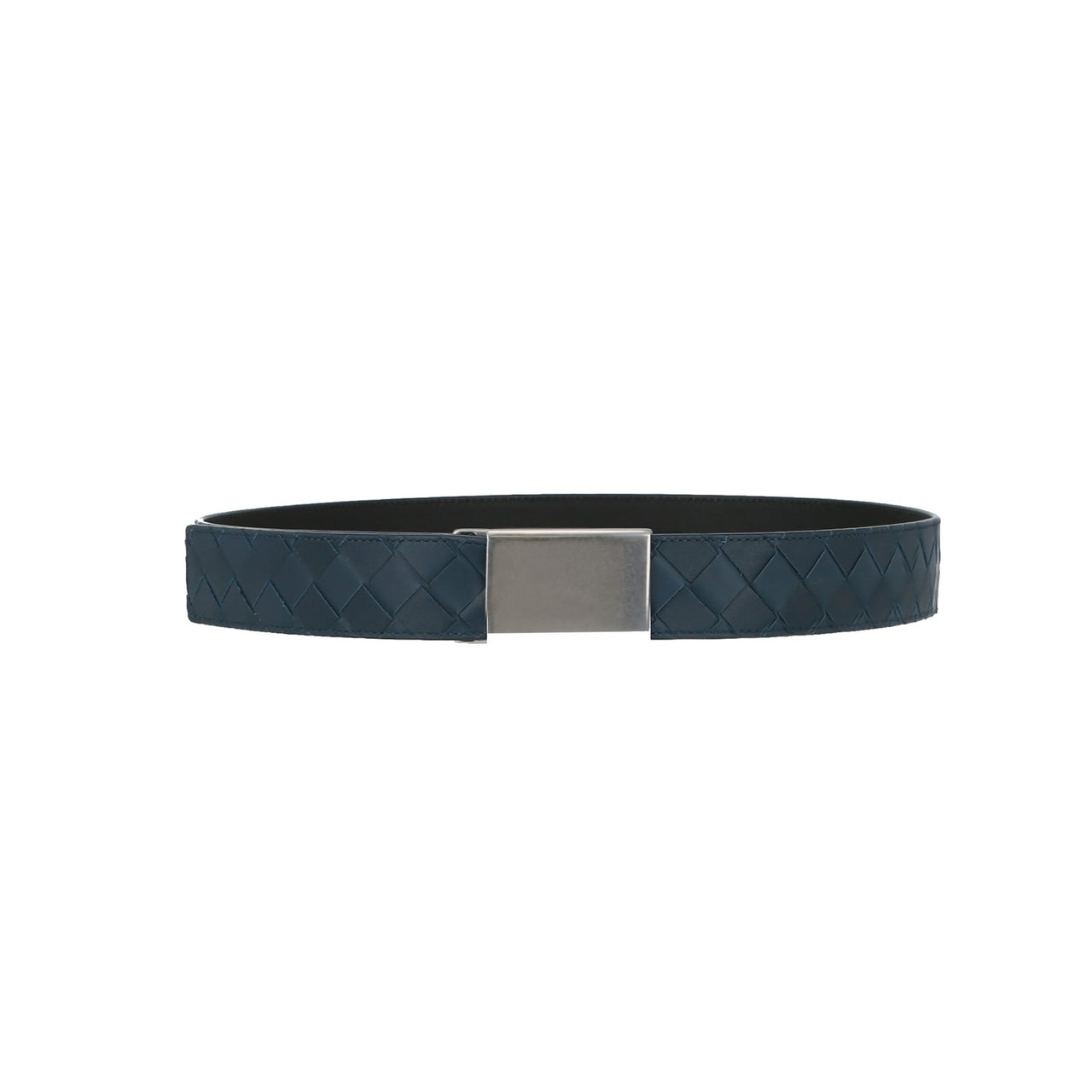 Bottega Veneta Intrecciato Woven Belt - Blue