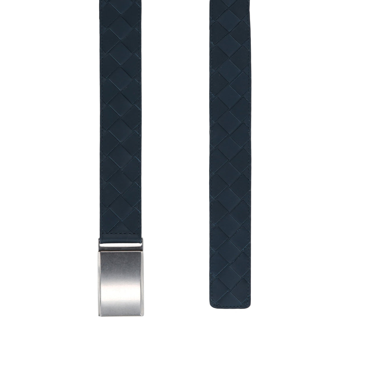 Bottega Veneta Intrecciato Woven Belt - Blue
