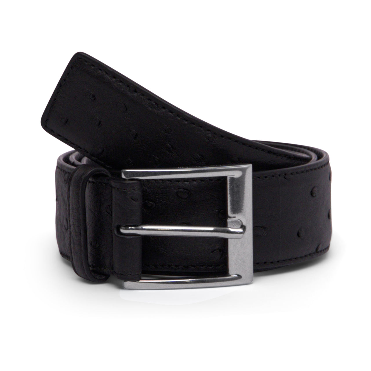 Bottega Veneta Leather Belt in Black