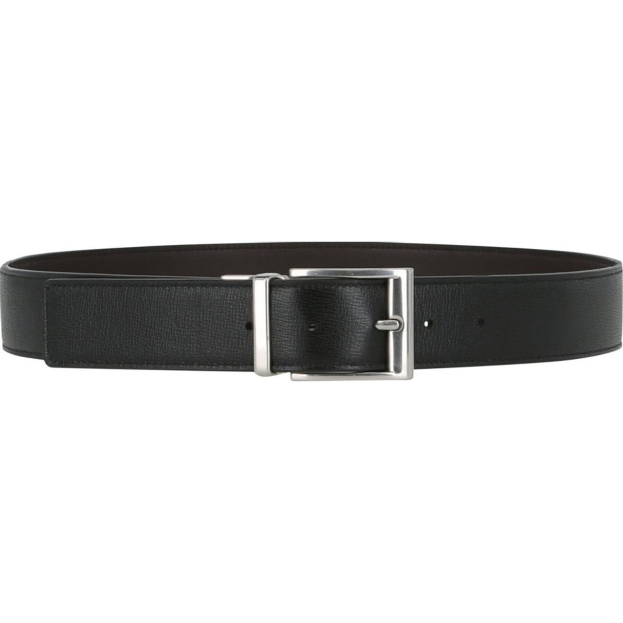 Bottega Veneta Leather Belt - Black