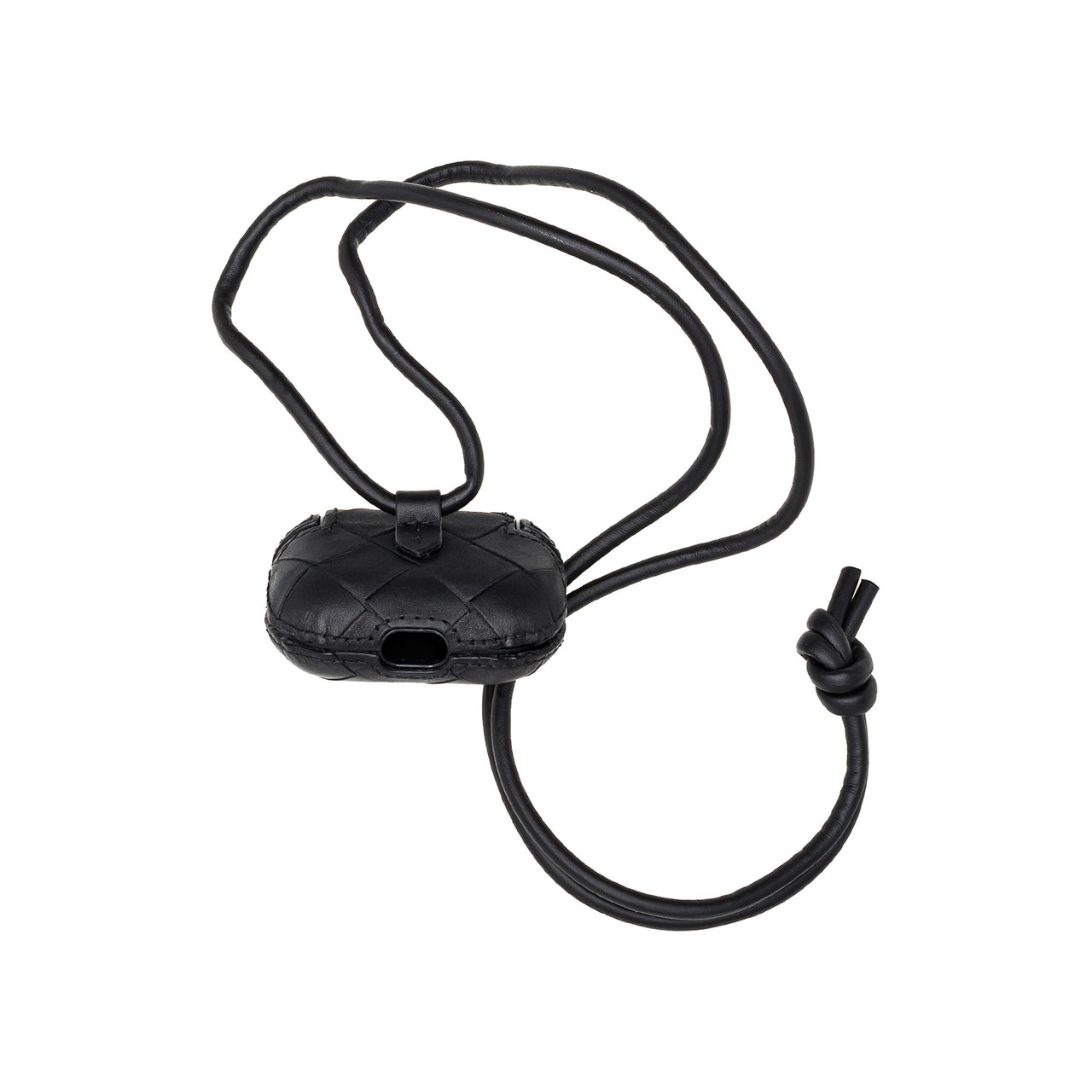 Bottega Veneta Intrecciato AirPods Pro Case - Black