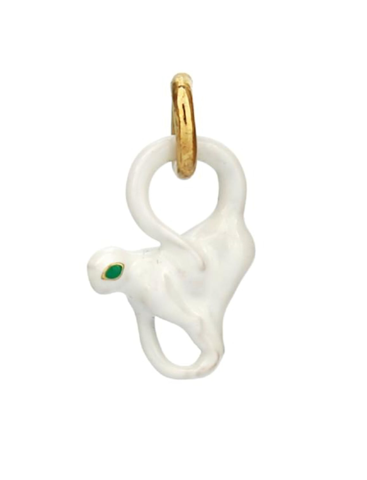 Bottega Veneta Monkey Jewelry Charm White