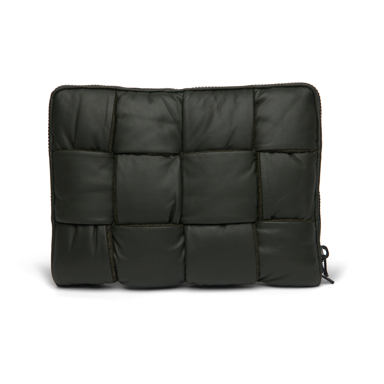 Bottega Veneta Men's Leather Padded Maxi Intrecciato Laptop Case