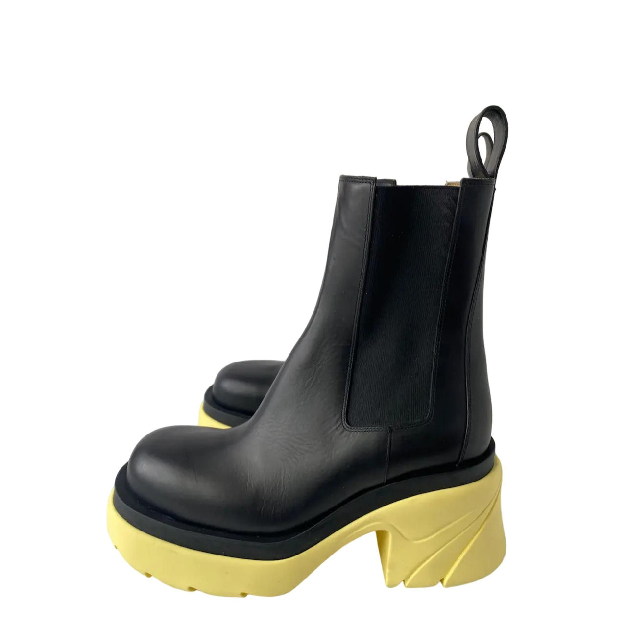 Bottega Veneta The Flash Chelsea Boots Black/Yellow