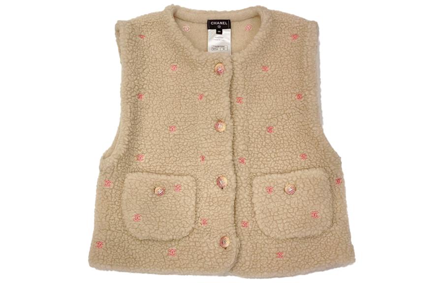 CHANEL 23 Fall And Winter Vest Women's Brown