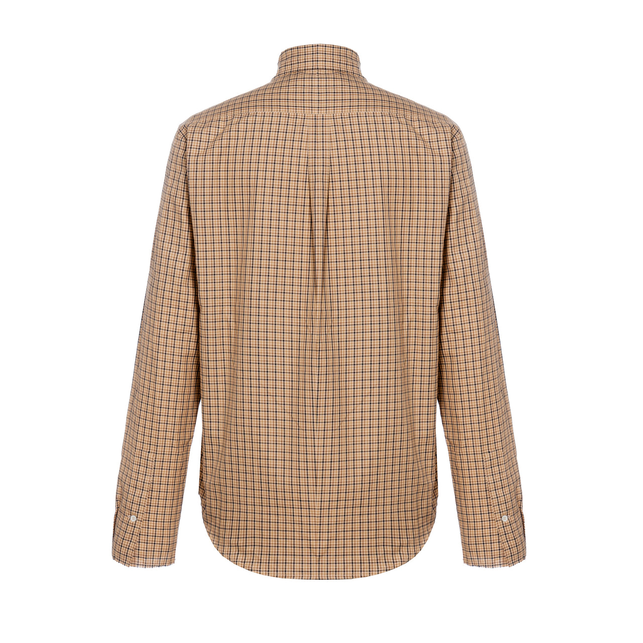 MIU MIU Logo-Embroidered Button-Up Checked Shirt