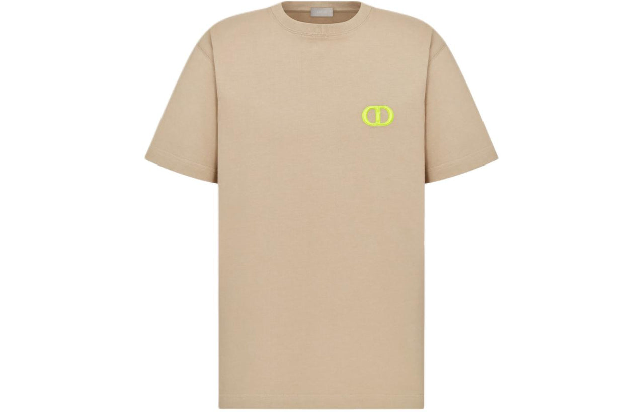 DIOR Logo Embroidered Crewneck T-Shirt