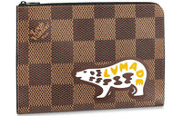 LOUIS VUITTON X Nigo Pochette Jour Damier Ebene Giant Gm Brown