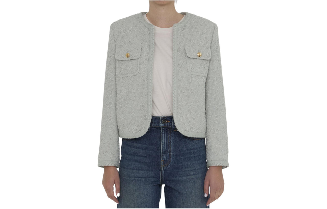 CELINE Chelsea Jacket In Lightweight Natté