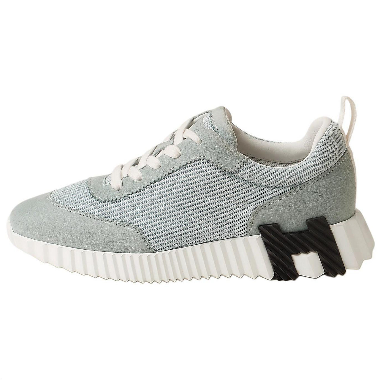 HERMES Bouncing Low-Top Casual Shoes Women's Gray