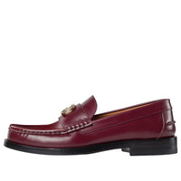 (WMNS) Gucci Double G Loafers 'Rosso Ancora' 816333-17X00-6207