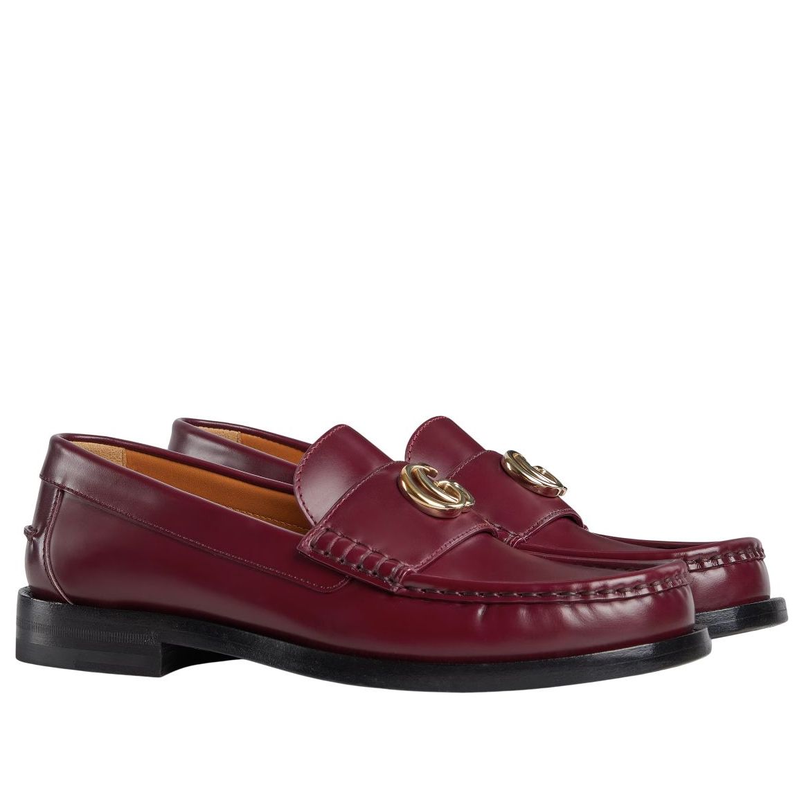 (WMNS) Gucci Double G Loafers 'Rosso Ancora' 816333-17X00-6207