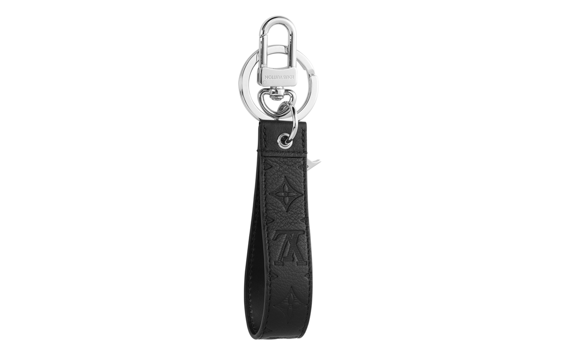 LOUIS VUITTON Lv Shadow Dragonne Key Holder And Bag Charm