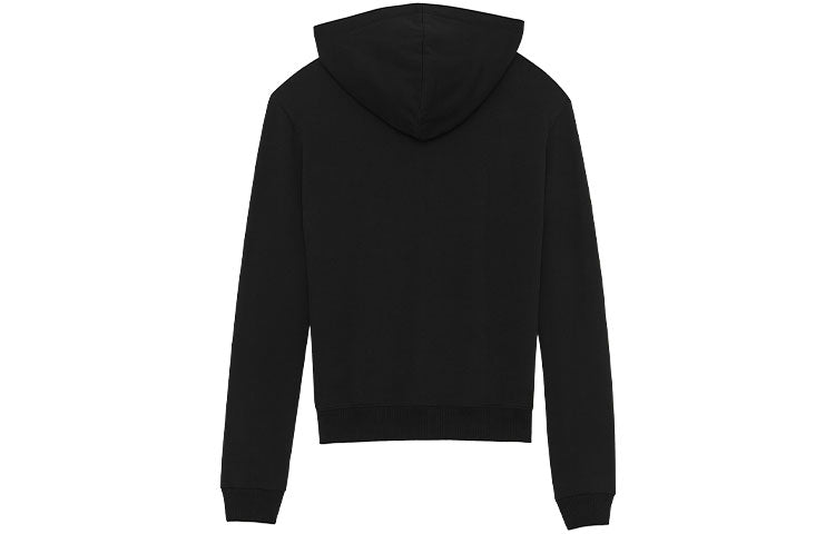 SAINT LAURENT Rive Gauche Hoodie Black