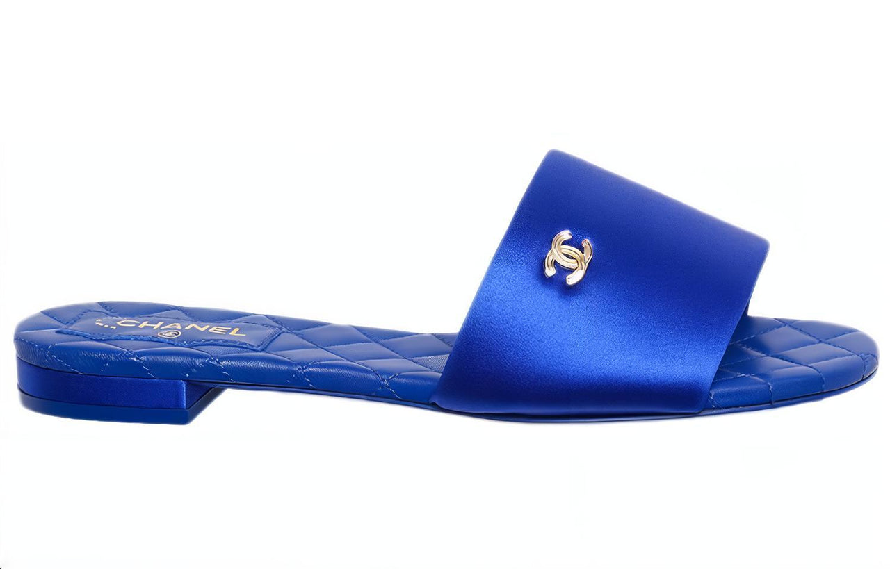 CHANEL Stylish Sandal Women's Blue